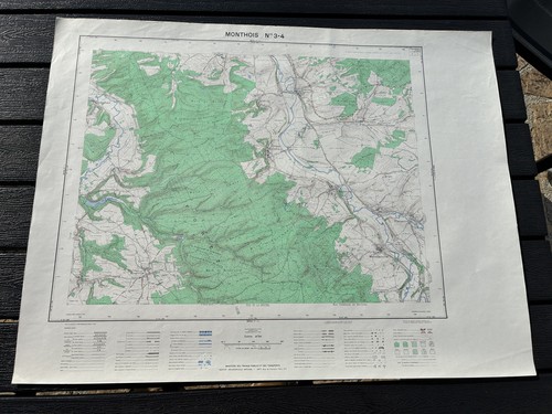 Carte ign monthois - ign, 3-4