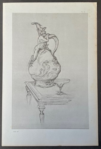 Aiguière homme grenouille par - aiguière,
