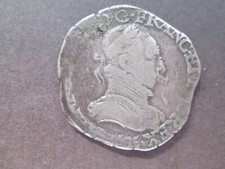 Royale Henri III  Teston 1575  L  Bayonne
