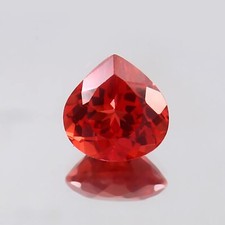 Gemme Cœur Saphir Umba Orange