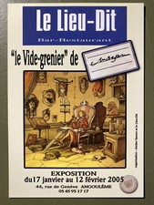 Carte Postale Ex Libris Expo Le Vide Grenier De Mazan