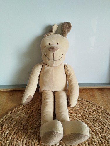 Peluche doudou chien beige - , 40