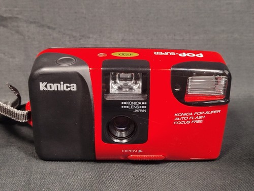 Red konica pop super - red, point