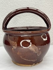 Ancien Porte-dîner en Poterie