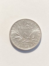 PIECES 1/2 FRANC 1991 BU
