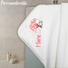 Cape de bain en éponge