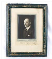 Autographe Marconi Tsf Original Photo Hand Signed Radio Télégraphie Titanic