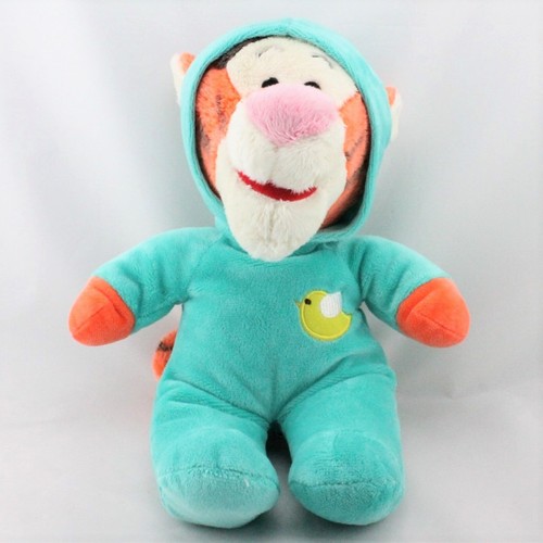 Peluche tigrou pyjama vert - peluche,