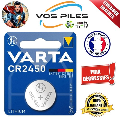 Pile bouton varta - lithium, 3v