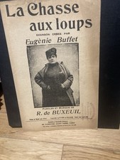 PARTITION EUGENIE BUFFET LA CHASSE AUX LOUPS  RENE DE BUXEUIL