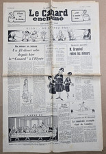 Le CANARD ENCHAINE numéro