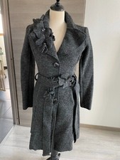 Manteau gris chiné - Femme - T36 - La fée Maraboutée - Très bon état