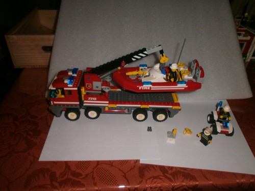 Lego pompier 7213 camion - lego,