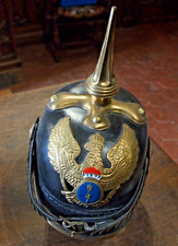 Casque pointe officier - casque, à