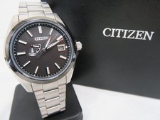 Citizen The AQ1034-56E Eco-Drive Saphir Blk SLV 10Bar Solaire Montre Hommes
