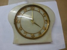 Pendule à suspendre- 1950 - marbre ou onix FONCTIONNE