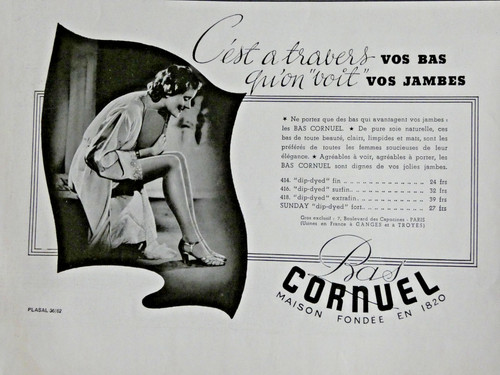 Publicité presse 1936 - de,