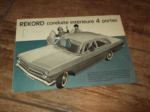 Prospectus brochure opel - brochure,