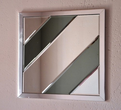 Miroir biseauté venise 1980 - biseauté,