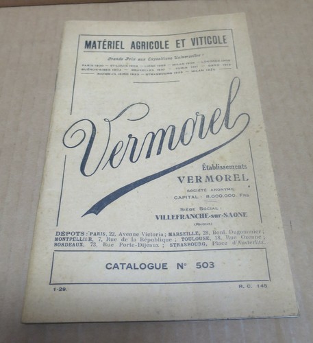 Vermorel villefranche sur - vermorel,