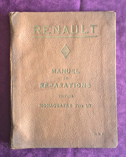Renault monaquatre type - type, uy