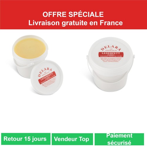 Graisse pour cuir delara 500 - pour,