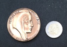 Médaille En Bronze Liberté Égalité Fraternité République Française 2