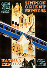 Affiche chemin de fer