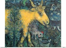 Art - Peinture - Marc Chagall - The Farm 1954 - La ferme - the Israël Museum Jér