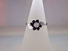 14K Blanc Solide Or 5pts