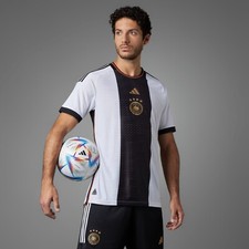 ADIDAS ALLEMAGNE 2022 AUTHENTIQUE MAILLOT DE FOOTBALL DOMICILE HOMME taille X...