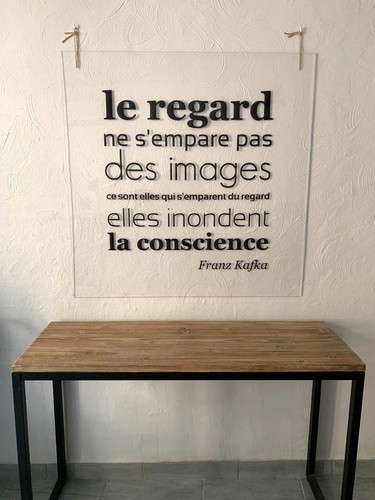 Tableau sur plexiglas moderne