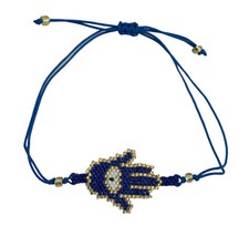 Bracelet Miyuki bleu en perles