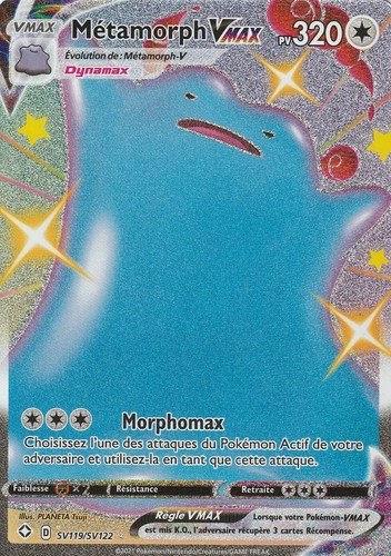 Carte pokémon métamorph vmax - carte,