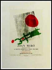 Joan MIRO : Bois gravé pour
