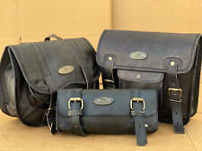 Cuir 3 Selle Sac Moto Swing