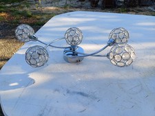 Suspension Vintage Métal Chromé