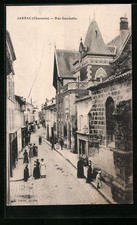 CPA Jarnac, Rue Gambetta 1916 