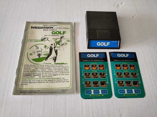 Jeu mattel intellivision golf - mattel,