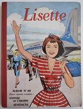 Lisette Album n°40 contenant les n°40 à 52 reliés 1958