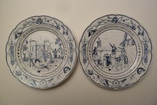 Lot de 2 assiettes