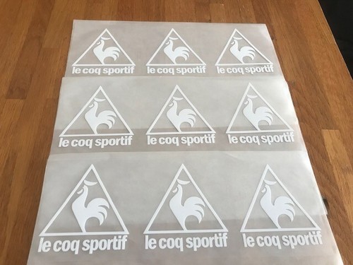 Coq sportif patchs - le,