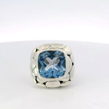 Bague Carrée Pebble Batu Kali