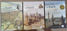 Lot de 3 livres : LE PARIS de l'Antiquité, du Moyen Âge et du XIXe siècle