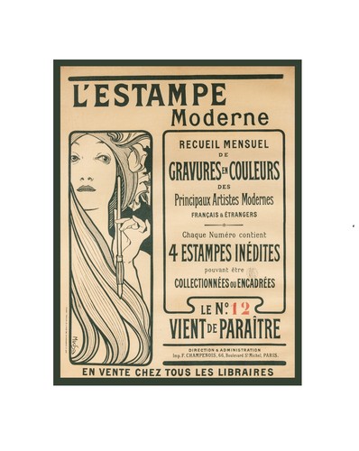 Alfons mucha estampe - alfons,