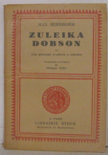 Zuleika dobson une histoire - zuleika,