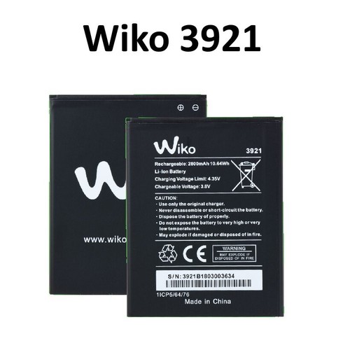 Batterie interne wiko 3921 - 3921, +