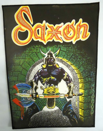 Saxon back patch - saxon, crusader