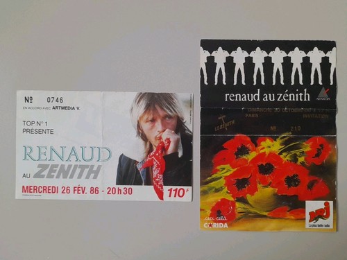 Place concert ticket billet - place, de