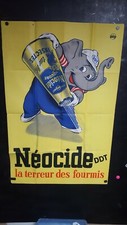 AFFICHE  MARRANTE NEOCIDE ELEPHANT  LITHO ANNEES 1960